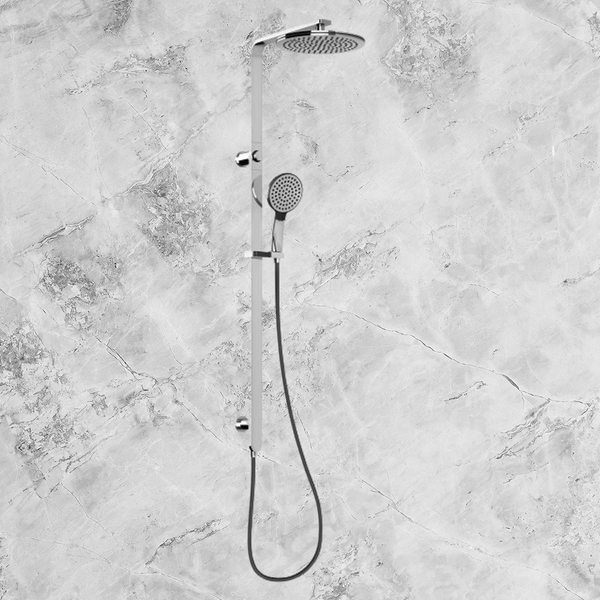 Phoenix NX Quil Twin Shower Chrome Black