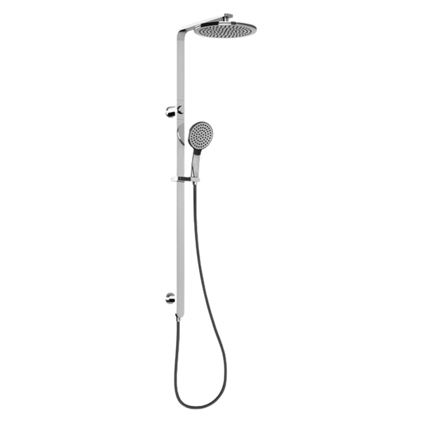 Phoenix NX Quil Twin Shower Chrome Black