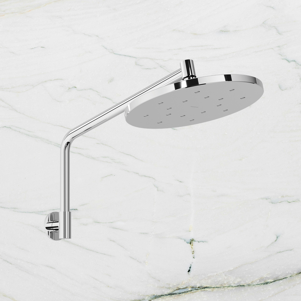 Phoenix Ormond High-Rise Shower Arm & Rose Chrome