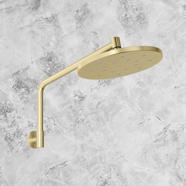 Phoenix Ormond High-Rise Shower Arm & Rose Brushed Gold