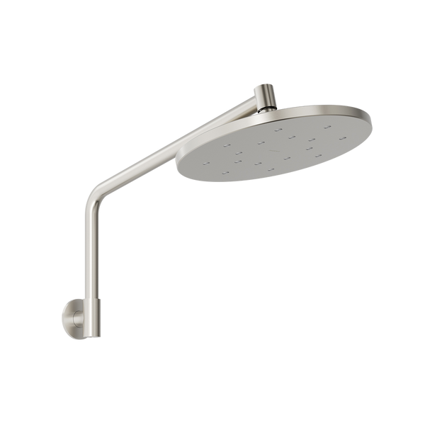 Phoenix Ormond High-Rise Shower Arm & Rose Brushed Nickel