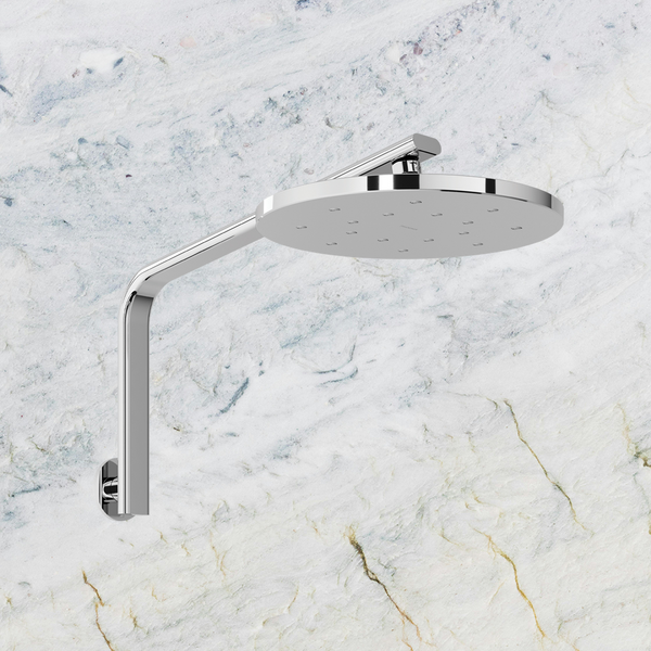 Phoenix Oxley High-Rise Shower Arm & Rose Chrome