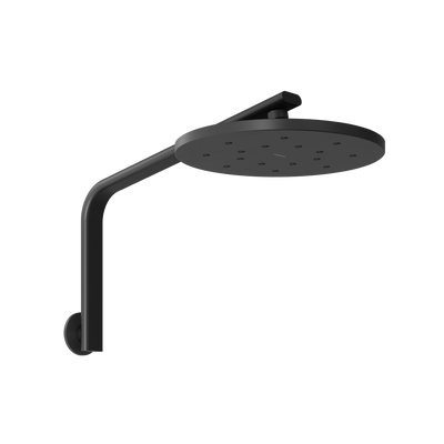 Phoenix Oxley High-Rise Shower Arm & Rose Matte Black
