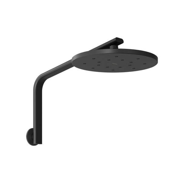 Phoenix Oxley High-Rise Shower Arm & Rose Matte Black