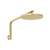 Phoenix Oxley High-Rise Shower Arm & Rose  Brushed Gold