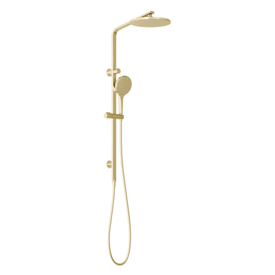 Phoenix Oxley Twin Shower Brushed Gold