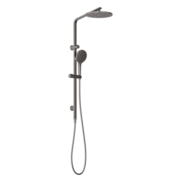 Phoenix Oxley Twin Shower Brushed Carbon