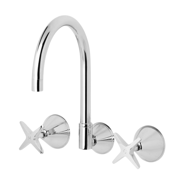 Phoenix Ivy Wall Sink Set Chrome