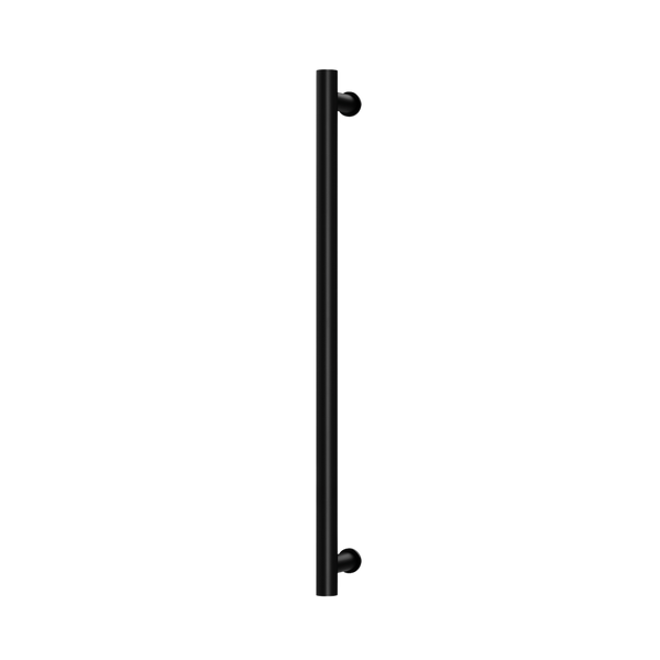 Phoenix Heated Towel Rail Round 800mm Matte Black