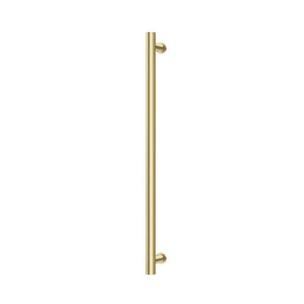 Phoenix Heated Towel Rail Round 800mm Brushed Gold