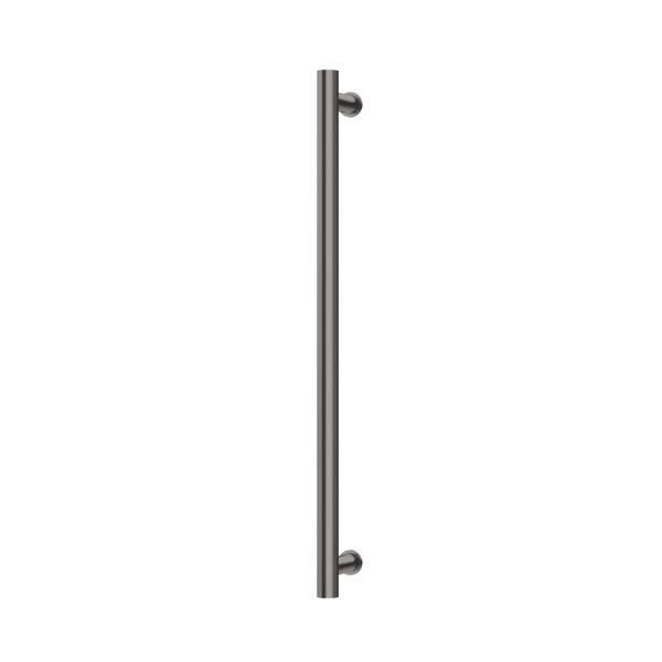 Phoenix Heated Towel Rail Round 800mm Brushed Carbon