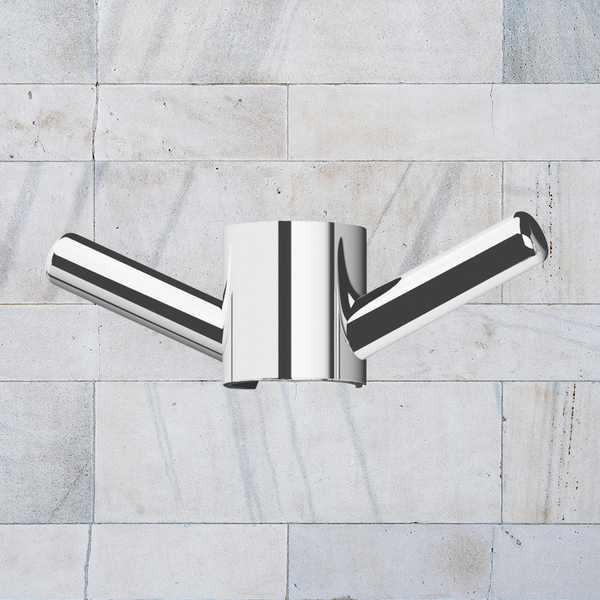 Phoenix Vertical Rail Hook Round Chrome