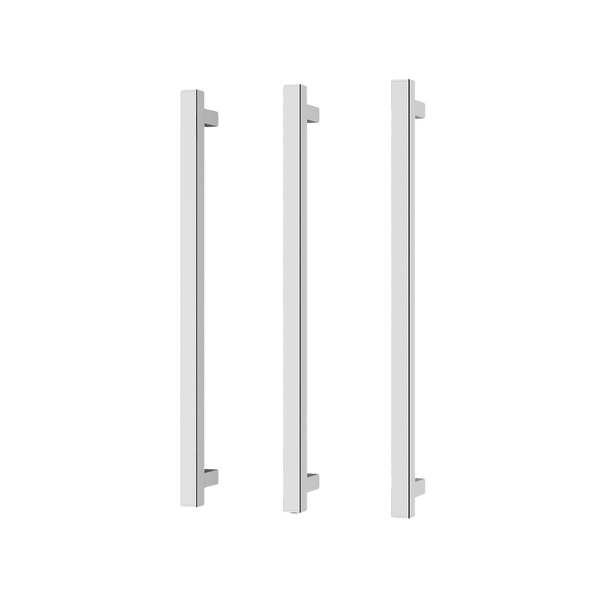 Phoenix Heated Triple Towel Rail Square 600mm Chrome