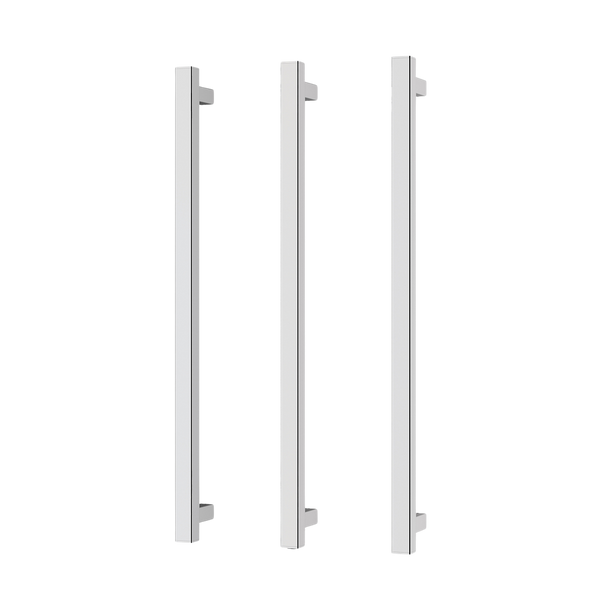 Phoenix Heated Triple Towel Rail Square 800mm Chrome
