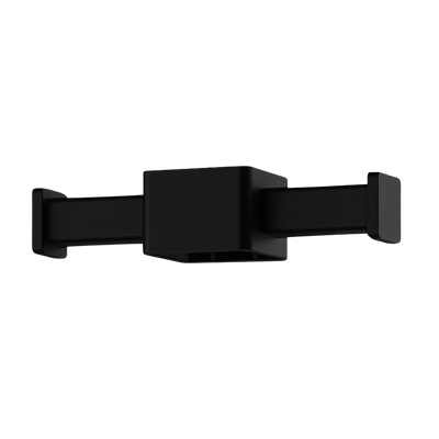 Phoenix Vertical Rail Hook Square Matte Black