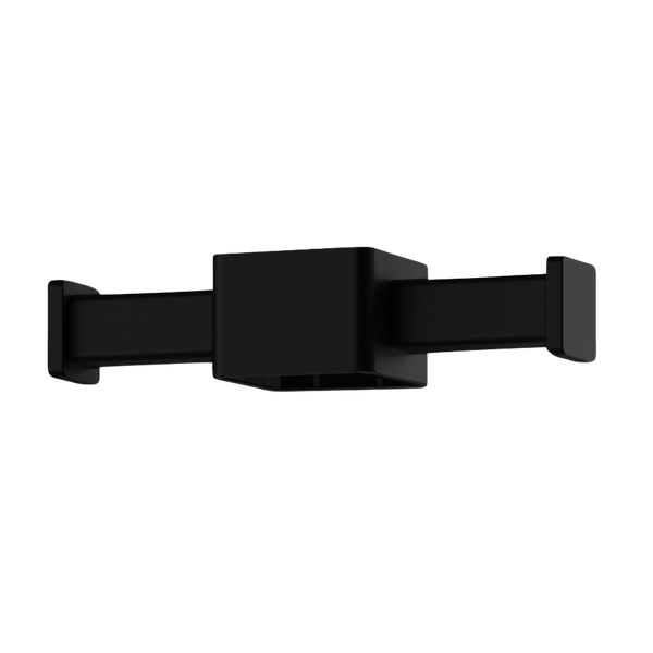 Phoenix Vertical Rail Hook Square Matte Black
