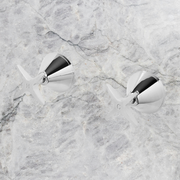 Phoenix Ivy Wall Top Assemblies Chrome