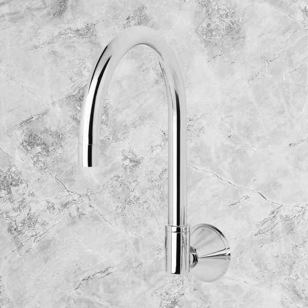 Phoenix Ivy Wall Sink Outlet 170mm Gooseneck Chrome