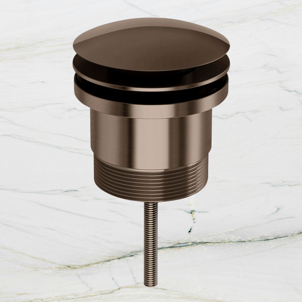 Phoenix 40mm Dome Pop Up Universal Waste Brushed Bronze