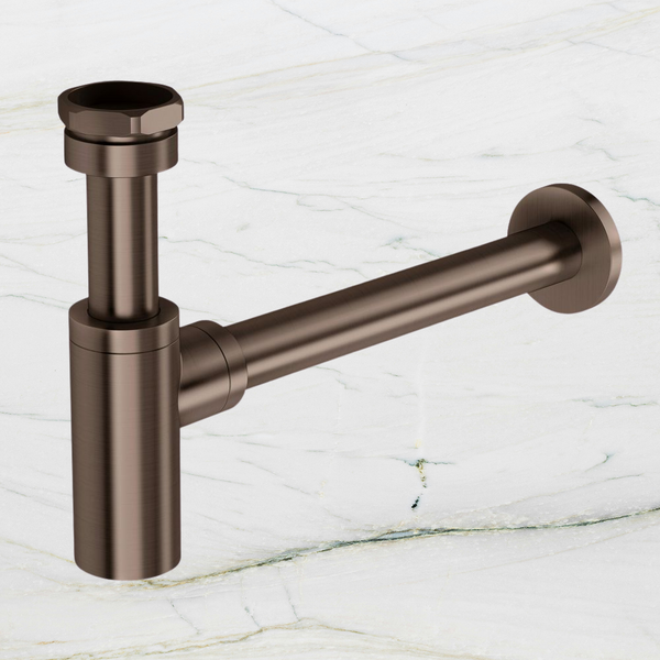 Phoenix 40mm Bottle Trap Brushed Bronze
