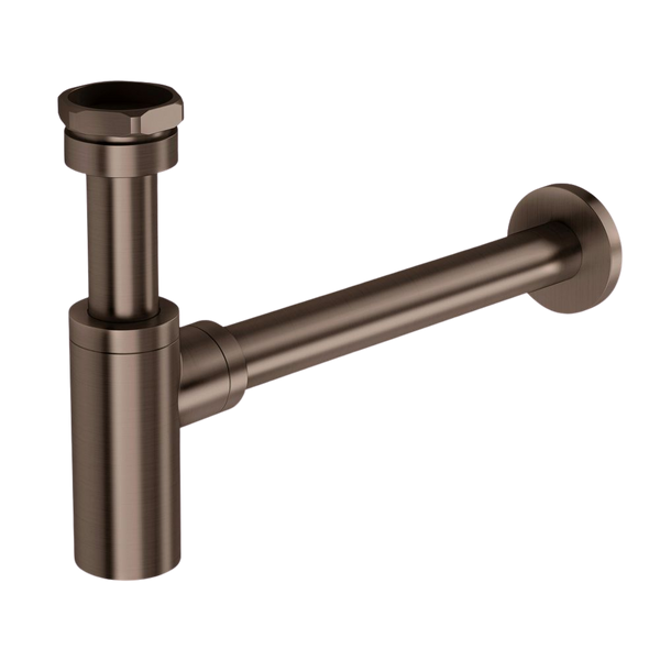 Phoenix 40mm Bottle Trap Brushed Bronze