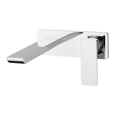 Phoenix Gloss Wall Bath Mixer Set 180mm Chrome