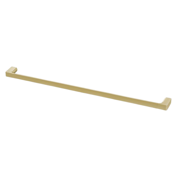 Phoenix Gloss Single Towel Rail 800mm Brushed Gold