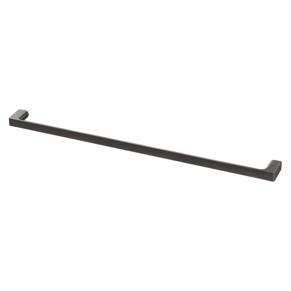 Phoenix Gloss Single Towel Rail 800mm Brushed Carbon