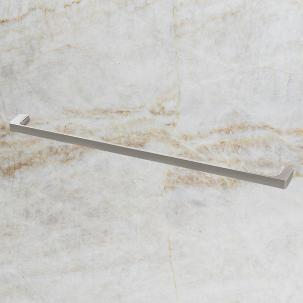 Phoenix Gloss Single Towel Rail 800mm Brushed Nickel