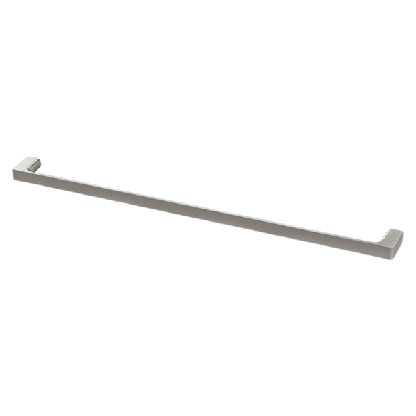 Phoenix Gloss Single Towel Rail 800mm Brushed Nickel