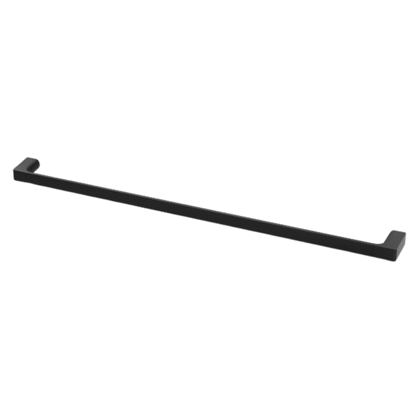 Phoenix Gloss Single Towel Rail 800mm Matte Black