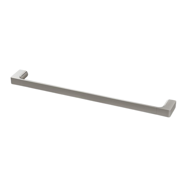 Phoenix Gloss Single Towel Rail 600mm Brushed Nickel