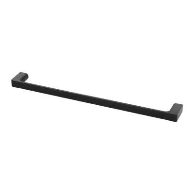 Phoenix Gloss Single Towel Rail 600mm Matte Black