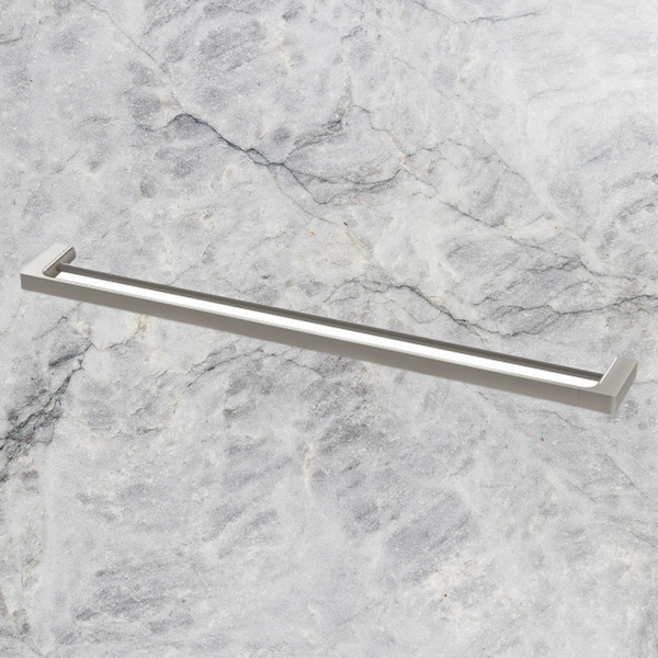 Phoenix Gloss Double Towel Rail 800mm Brushed Nickel