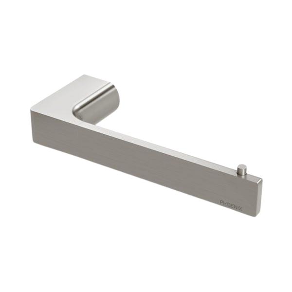 Phoenix Gloss Toilet Roll Holder Brushed Nickel