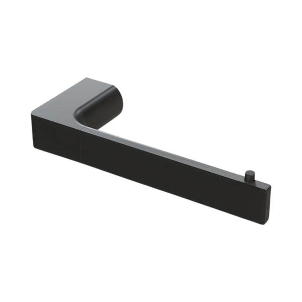 Phoenix Gloss Toilet Roll Holder Matte Black