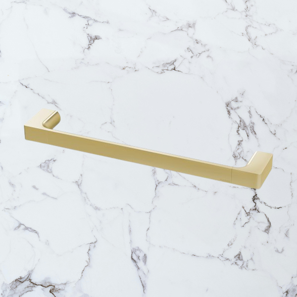 Phoenix Gloss Hand Towel Rail Brushed Gold