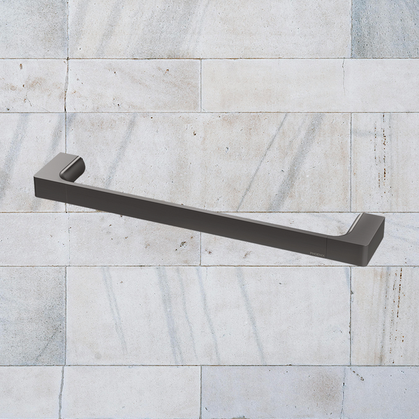 Phoenix Gloss Hand Towel Rail Brushed Carbon