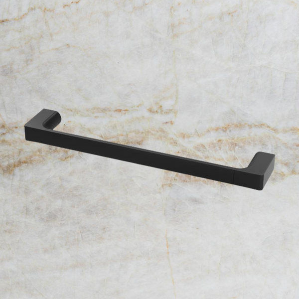 Phoenix Gloss Hand Towel Rail Matte Black
