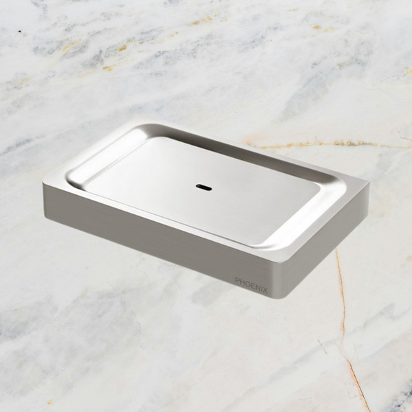 Phoenix Gloss Soap Dish Brushed Nickel