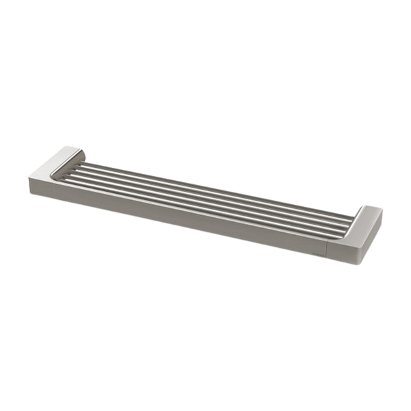 Phoenix Gloss Shower Shelf Brushed Nickel