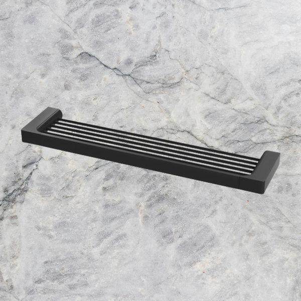 Phoenix Gloss Shower Shelf Matte Black