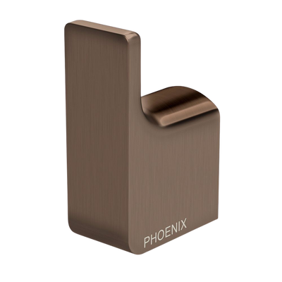 Phoenix Gloss Robe Hook Brushed Bronze