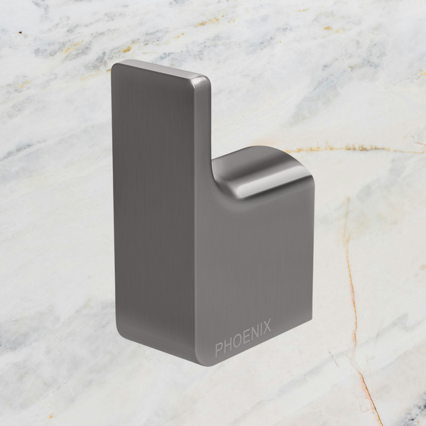 Phoenix Gloss Robe Hook Brushed Carbon