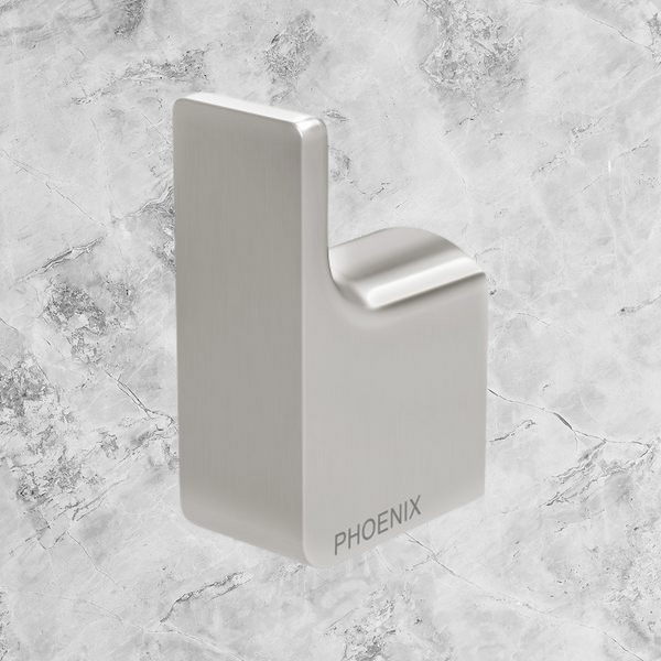 Phoenix Gloss Robe Hook Brushed Nickel