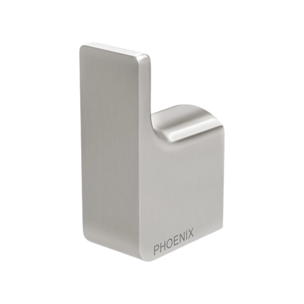 Phoenix Gloss Robe Hook Brushed Nickel