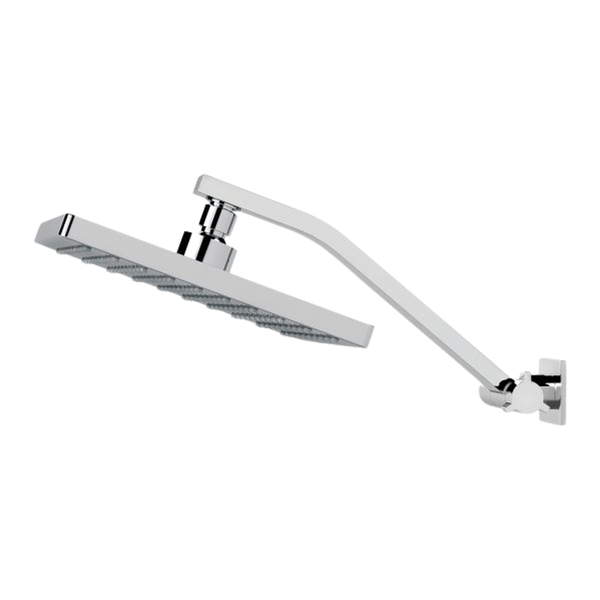 Phoenix Lexi Universal Shower Arm & 200mm Square Rose Chrome