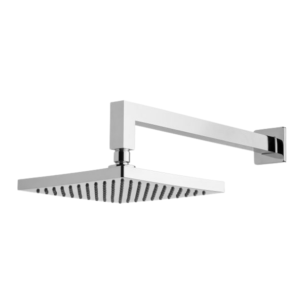 Phoenix Lexi Shower Arm 400mm & 200mm Square Rose Chrome