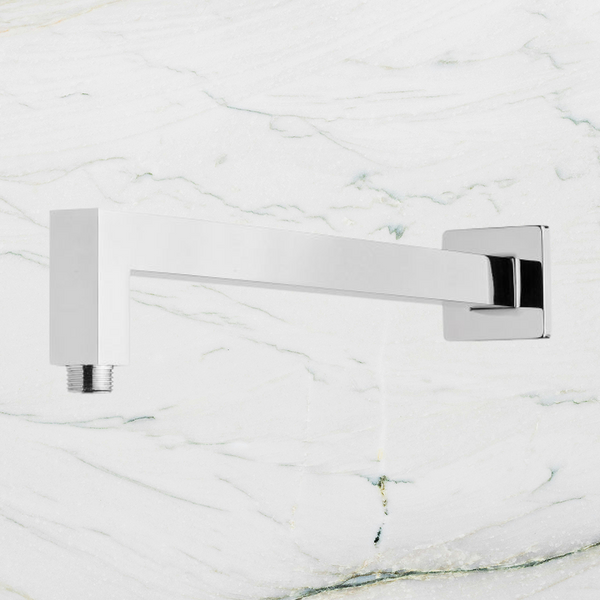 Phoenix Lexi Shower Arm 400mm Square Chrome