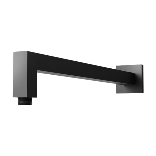 Phoenix Lexi Shower Arm 400mm Square Matte Black